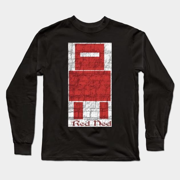 Red Ned in your pocket Long Sleeve T-Shirt by Andyt